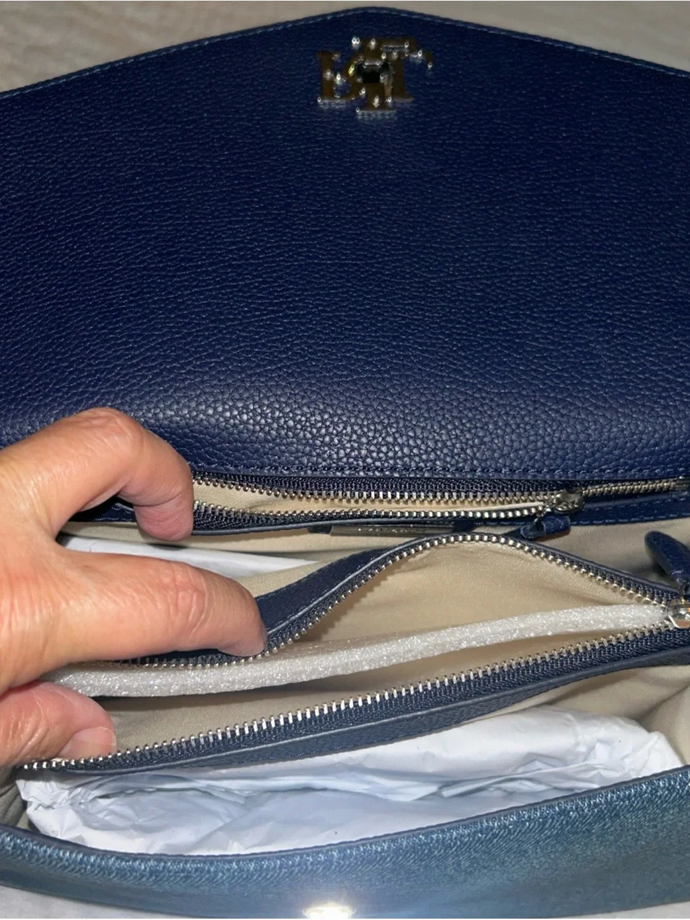 Polo by Ralph Lauren Denim-Style Top Handle Satchel - Blue